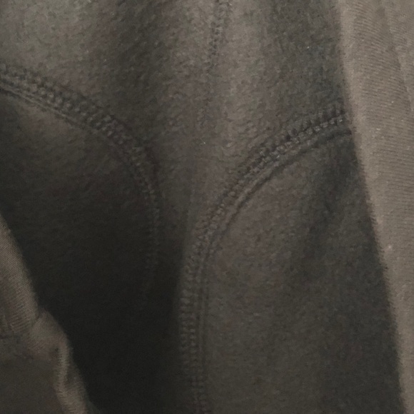 Long Line Fleece lined Hoodie w reflective pockets - Picture 6 of 8